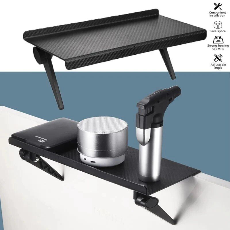 Computer and TV Screen Storage Rack Wireless Router Set-top Box Rack No Perforated Storage Bracket Divine Tool