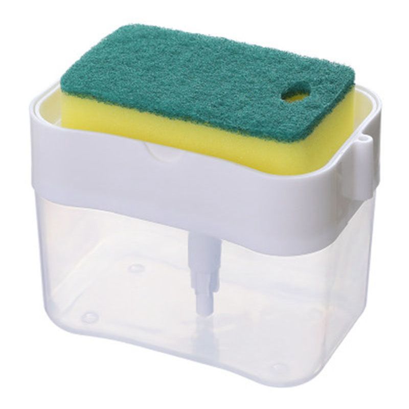 Kitchen Detergent Press Portable Soap Dispenser Pak Clean Cloth Dishwashing Pot Soap Dispenser Cleaning Tool