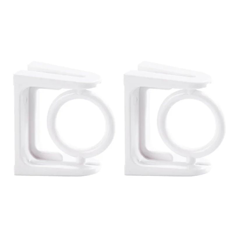 360° Rotatable Retractable Pole Fixator for Non-drilling Strong Adhesive Hooks Towel Rod Shower Curtain Rod Bracket