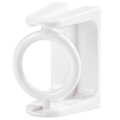 360° Rotatable Retractable Pole Fixator for Non-drilling Strong Adhesive Hooks Towel Rod Shower Curtain Rod Bracket