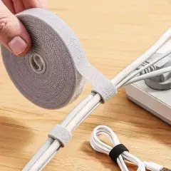 3/5M Cable Organizer Cable Management Wire Winder Tape Earphone Mouse Cord Management Ties Protector For iPhone Xiaomi Samsung