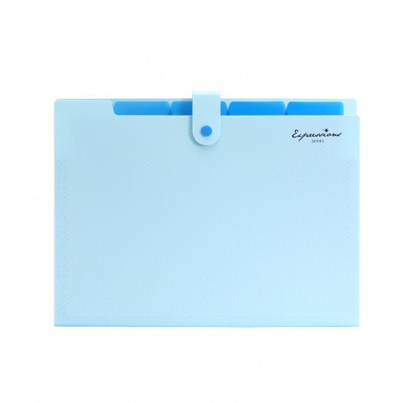 Expanding File Folder,5 Pocket Folders for Documents,Portable Paper Organizer for School Office Supplies,A4 Size