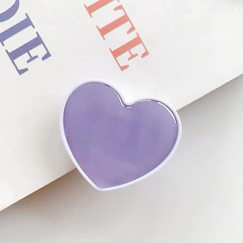 Heart Shaped Phone Socket Holder Finger Grip Bracket Support Telephone for IPhone 15 14 13 Samsung Pocket Socket Stand