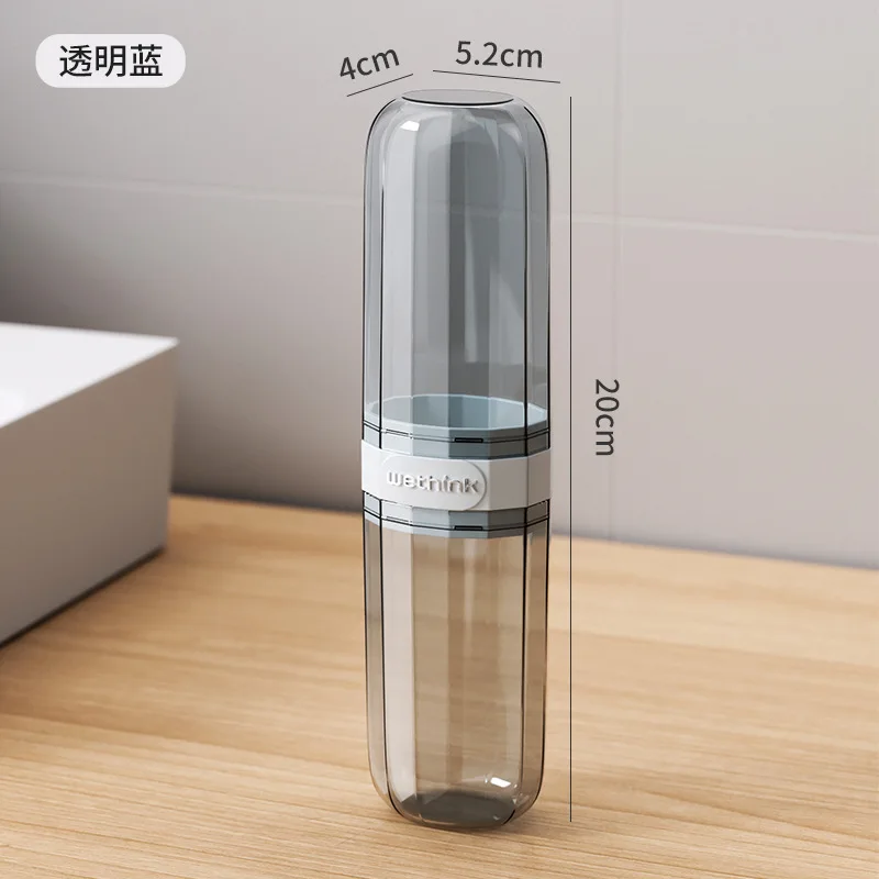Toothbrush Travel Containers Transparent Portable Toothbrush Case Outdoor/business Trip/travel Acessories