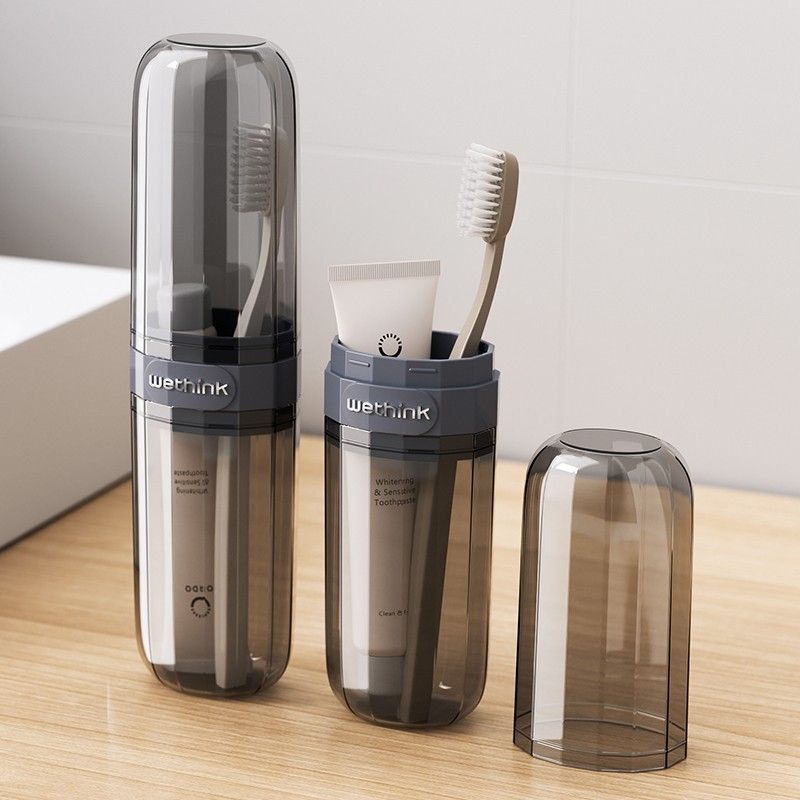 Toothbrush Travel Containers Transparent Portable Toothbrush Case Outdoor/business Trip/travel Acessories