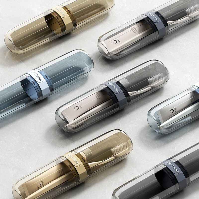 Toothbrush Travel Containers Transparent Portable Toothbrush Case Outdoor/business Trip/travel Acessories