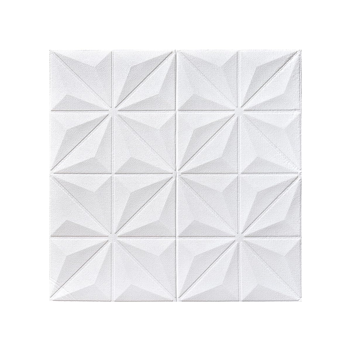 4PCS 35*35cm Ceiling Bedroom 3D Wall Stickers Wallpaper Room Decor Anti-collision Background Waterproof Peel and Stick Decoration