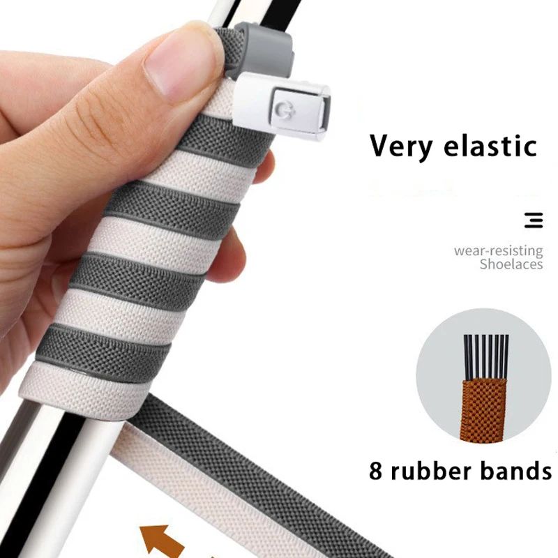 Elastic Laces Sneakers Tennis No Tie Shoe laces Lock Shoelaces without ties Kids Adult Shoelace Shoes Accessories 1Pair