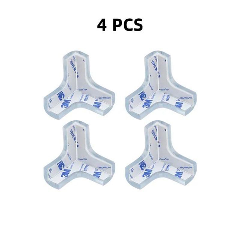 Child Baby Safety Silicone Protector Table Soft Transparent Children Anti Collision Table Corner Edge Protection Cover