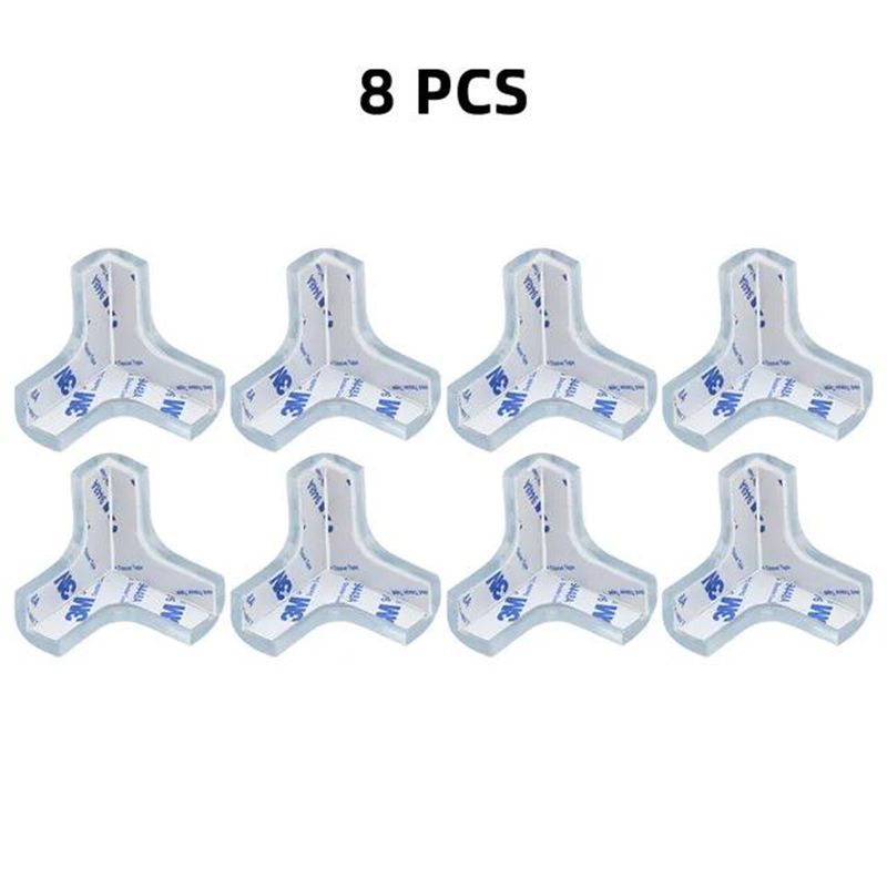 Child Baby Safety Silicone Protector Table Soft Transparent Children Anti Collision Table Corner Edge Protection Cover
