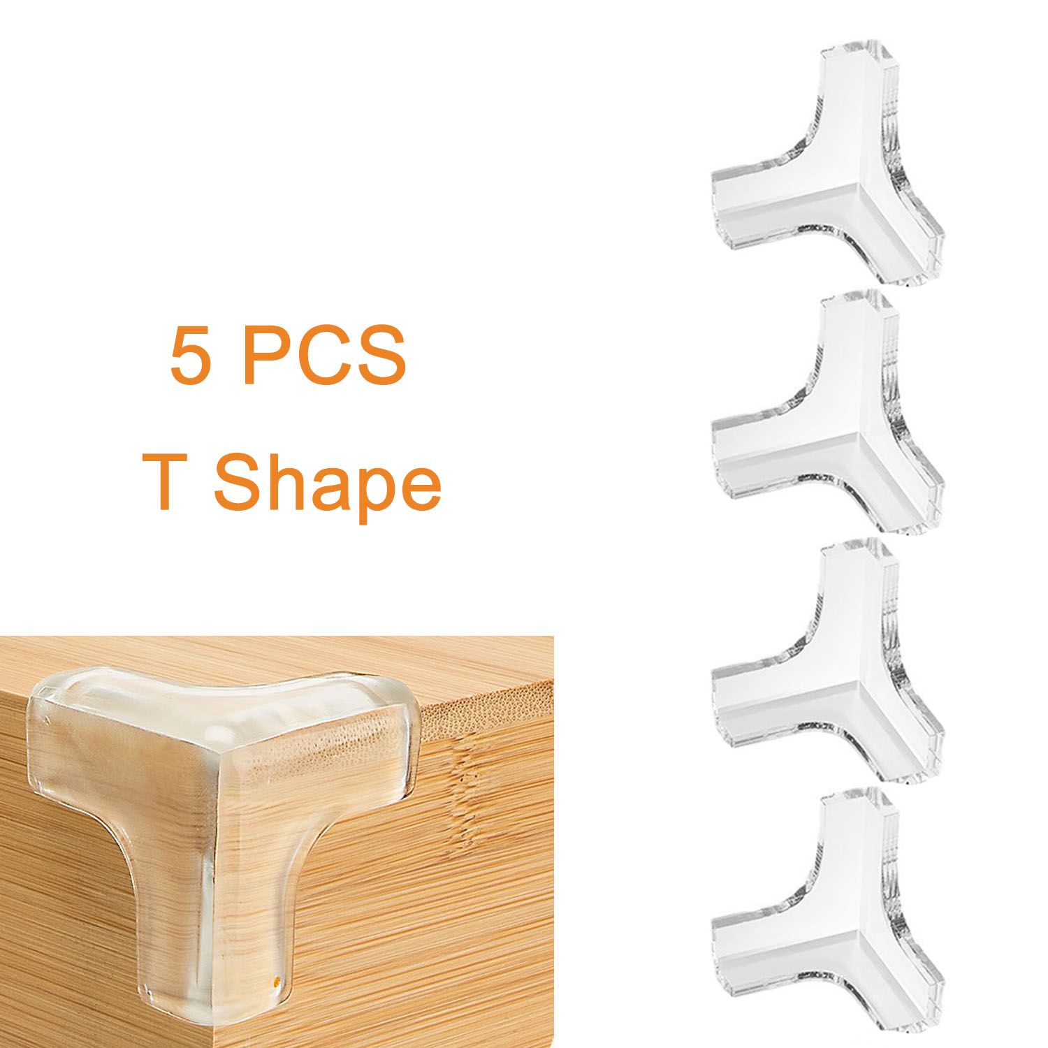 5pcs/10pcs Baby Safety Silicone Protector Table Corner Edge Protection Cover Electric Socket Children Anticollision Guards