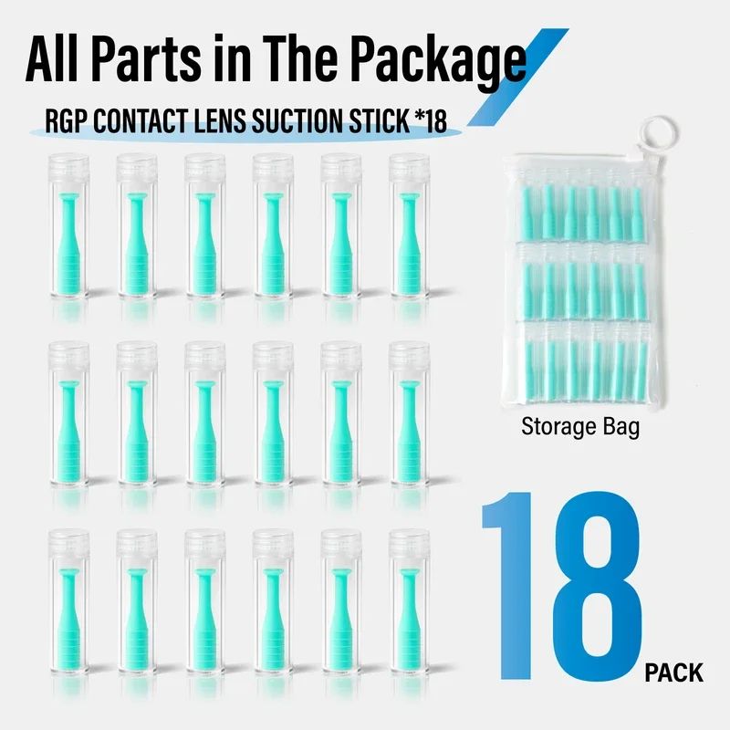 18 Park RGP Contact Lens Remover stick PlungerInserter for Soft Hard Lenses Contact Lens Remover By Dhoptical