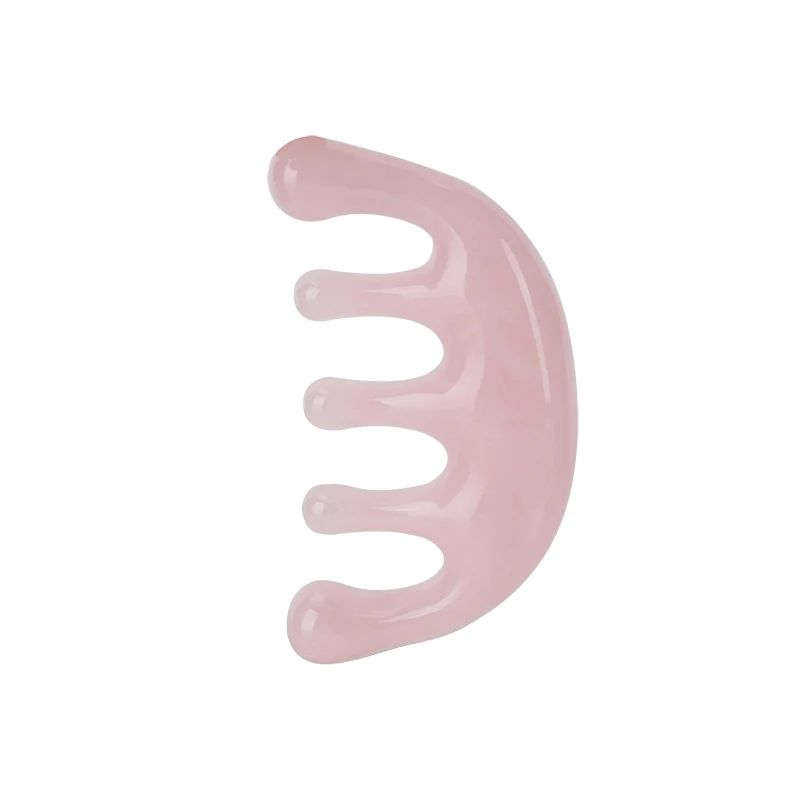 1pcs five-tooth meridian massage special hair massage meridian tool portable practical head massage comb home