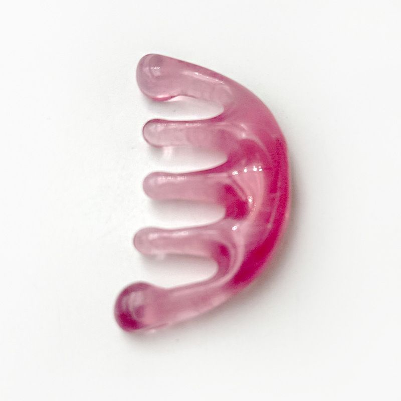 1pcs five-tooth meridian massage special hair massage meridian tool portable practical head massage comb home