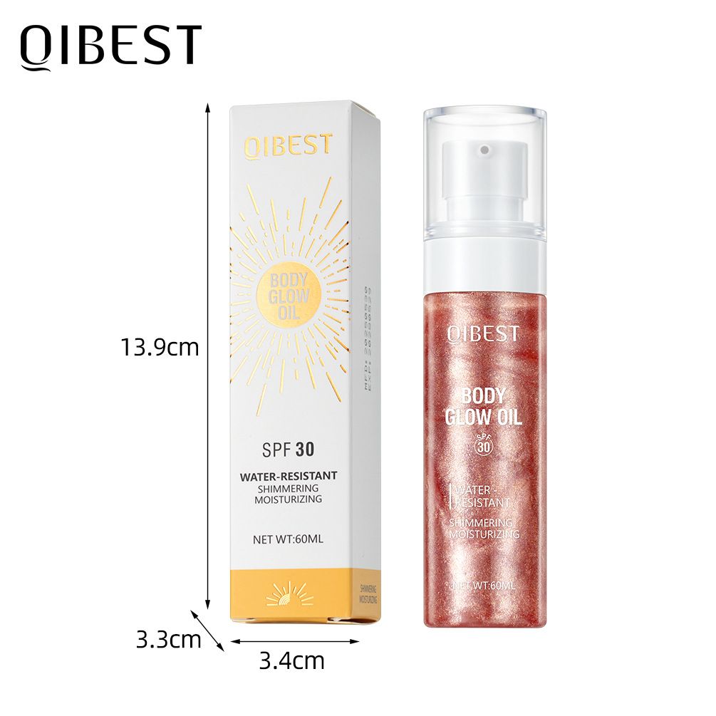 Face highlighter, body glow oil, skin brightening highlighter, sparkling brightening, sexy highlighter oil view 4