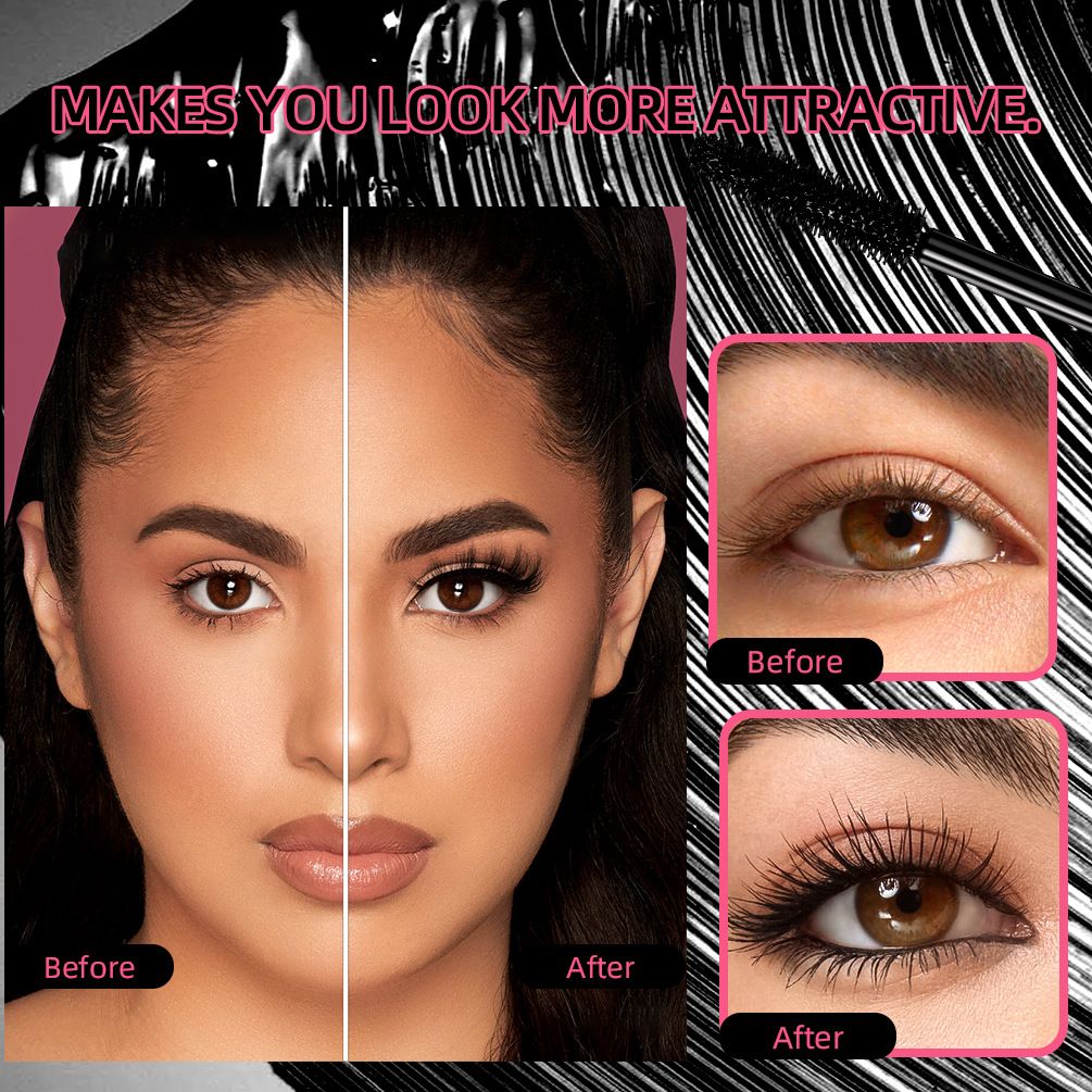 Waterproof mascara, thickening, curling, and lengthening eyelash primer makeup view 3