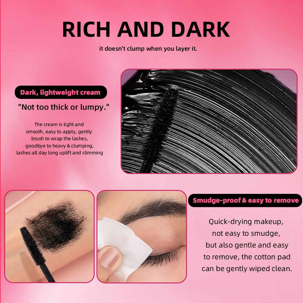 Waterproof mascara, thickening, curling, and lengthening eyelash primer makeup view 4