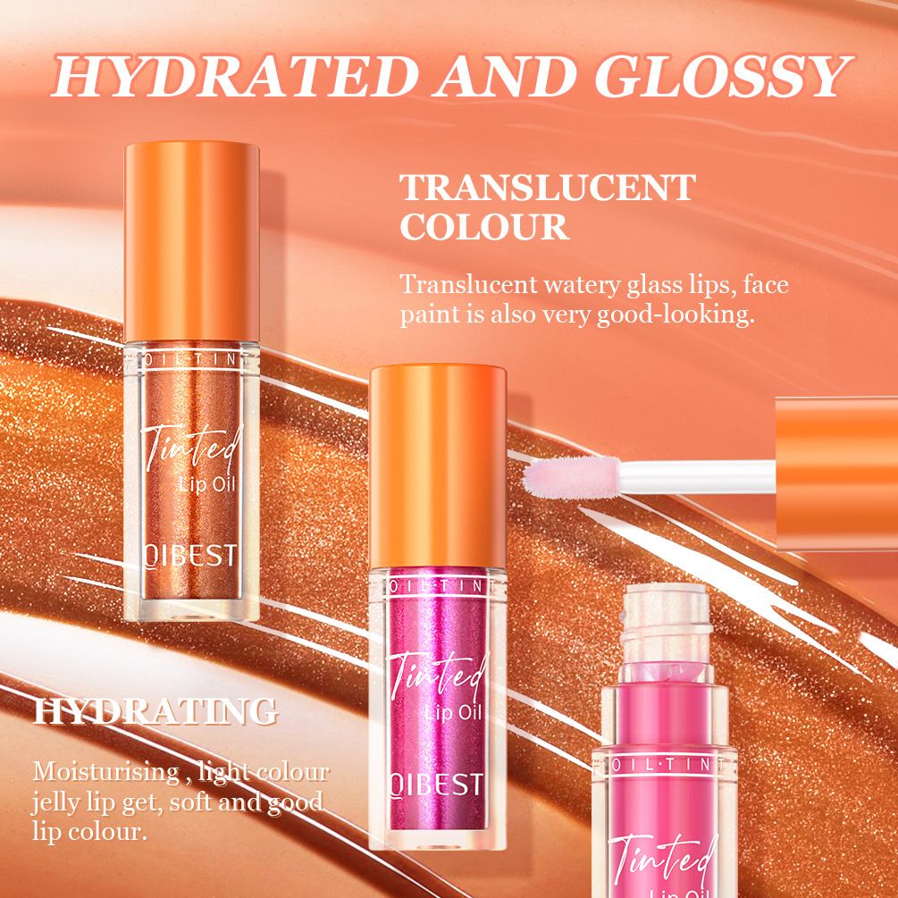 Shiny moisturizing lip oil, hydrating and moisturizing lip honey, mirror lip oil, repairing lipstick 2g view 3
