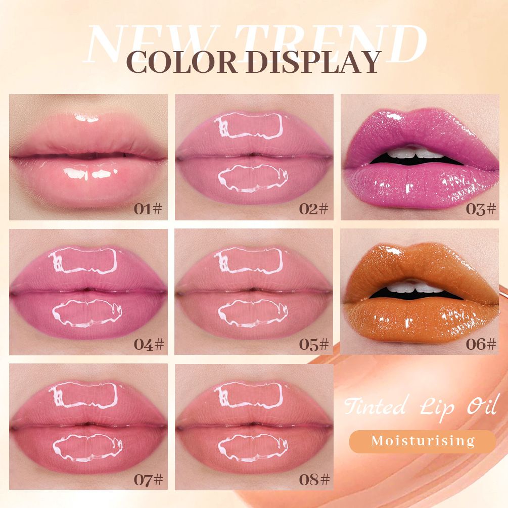 Shiny moisturizing lip oil, hydrating and moisturizing lip honey, mirror lip oil, repairing lipstick 2g view 4