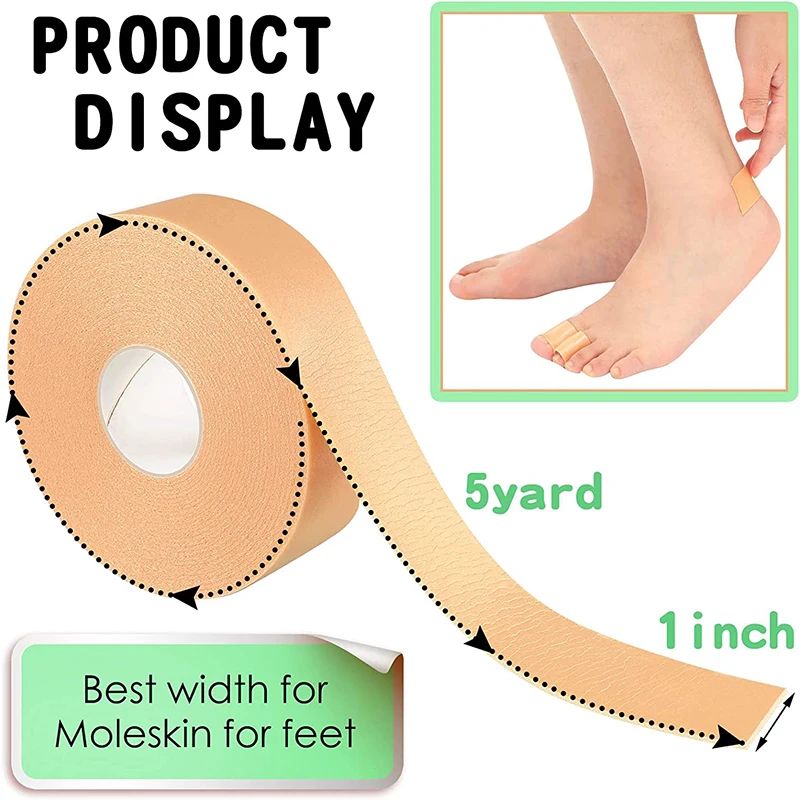 2.5/5M Women Silicone Gel Heel Cushion Protector Foot Feet Care Shoe Insert Pad Insole Sticker Useful Heel Protector CushionTape