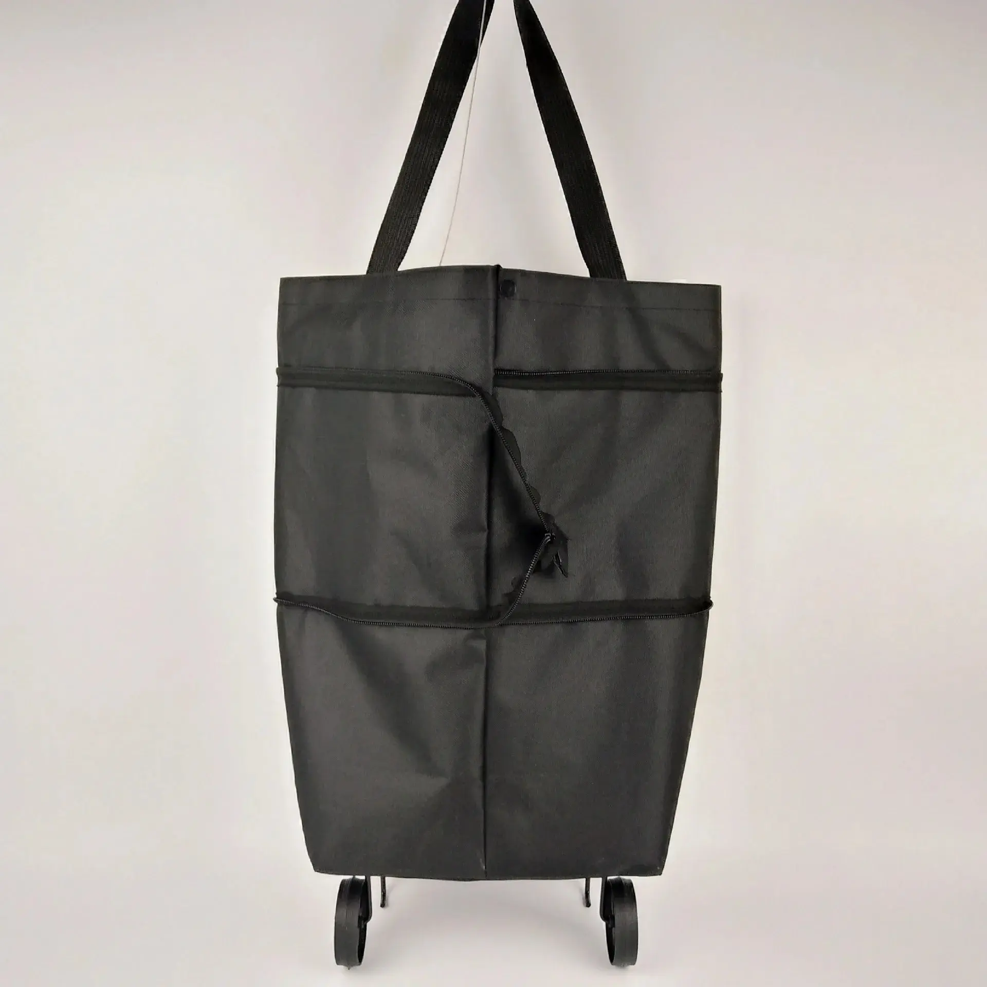 1PCS Folding Shopping Bag, Portable Tugboat Bag, Grocery Bag, Large Capacity Supermarket Bag
