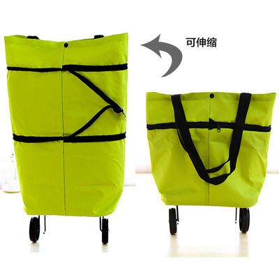New Folding Shopping Wheel Bags, Oxford Cloth Shopping Bags, Handle Bags, Trolleys, Home Trolleys, Supermarket Bags