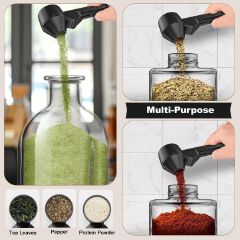 Coffee Scoop  Large handled coffee slide spoon with large-capacity, leak-proof, round-shaped coffee cup
