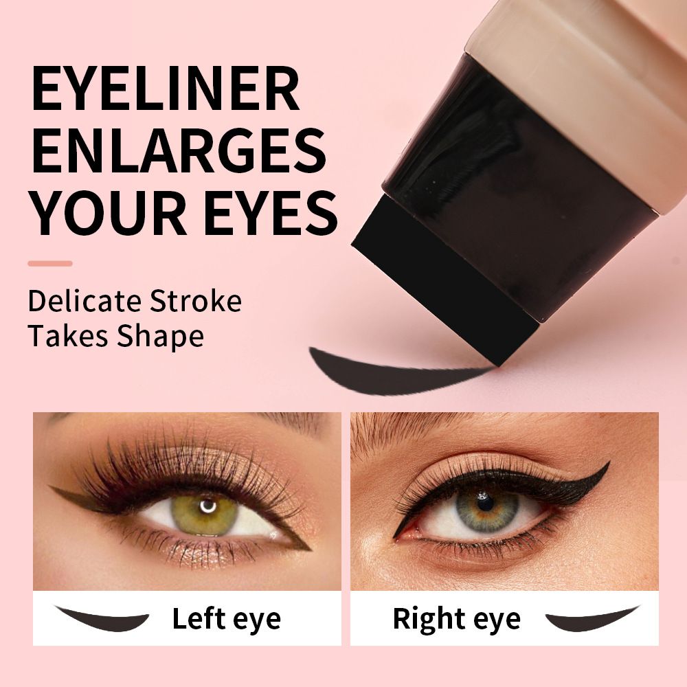 Love Eyeline Stamp Waterproof Sweat-Resistant Long-lasting Bendable and Convenient Eyeliner Pen for Face Makeup
