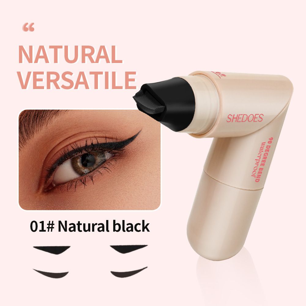 Love Eyeline Stamp Waterproof Sweat-Resistant Long-lasting Bendable and Convenient Eyeliner Pen for Face Makeup