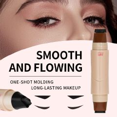 Love Eyeline Stamp Waterproof Sweat-Resistant Long-lasting Bendable and Convenient Eyeliner Pen for Face Makeup