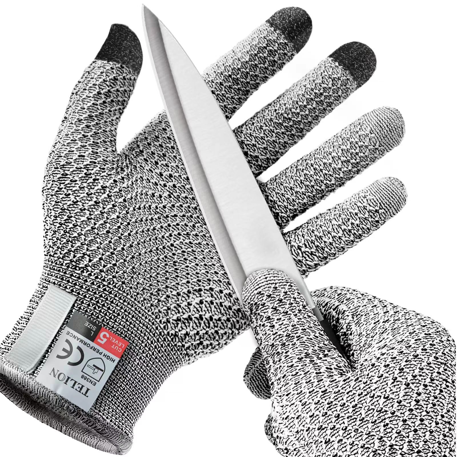 2 Pairs 4 Pcs Gloves with anti wear, breathable and anti-cut functions, suitable for various uses in the kitchen