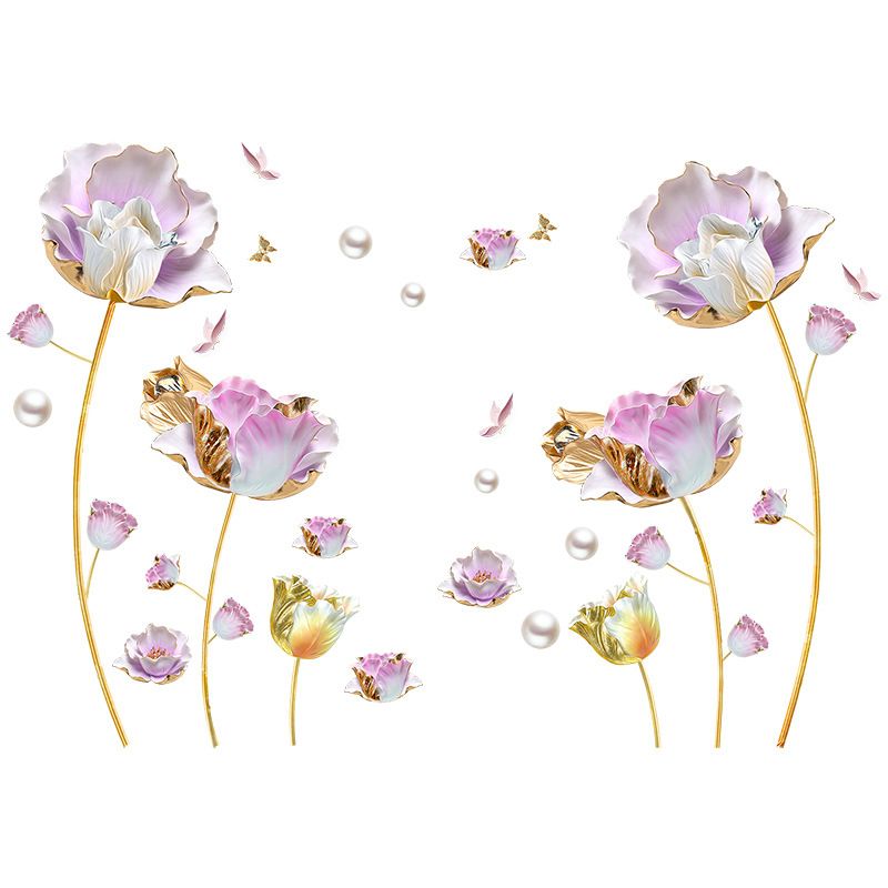 3D three-dimensional wall stickers for entrance decoration, wall stickers for living room walls, warm wallpaper designs, decorative stickers for walls