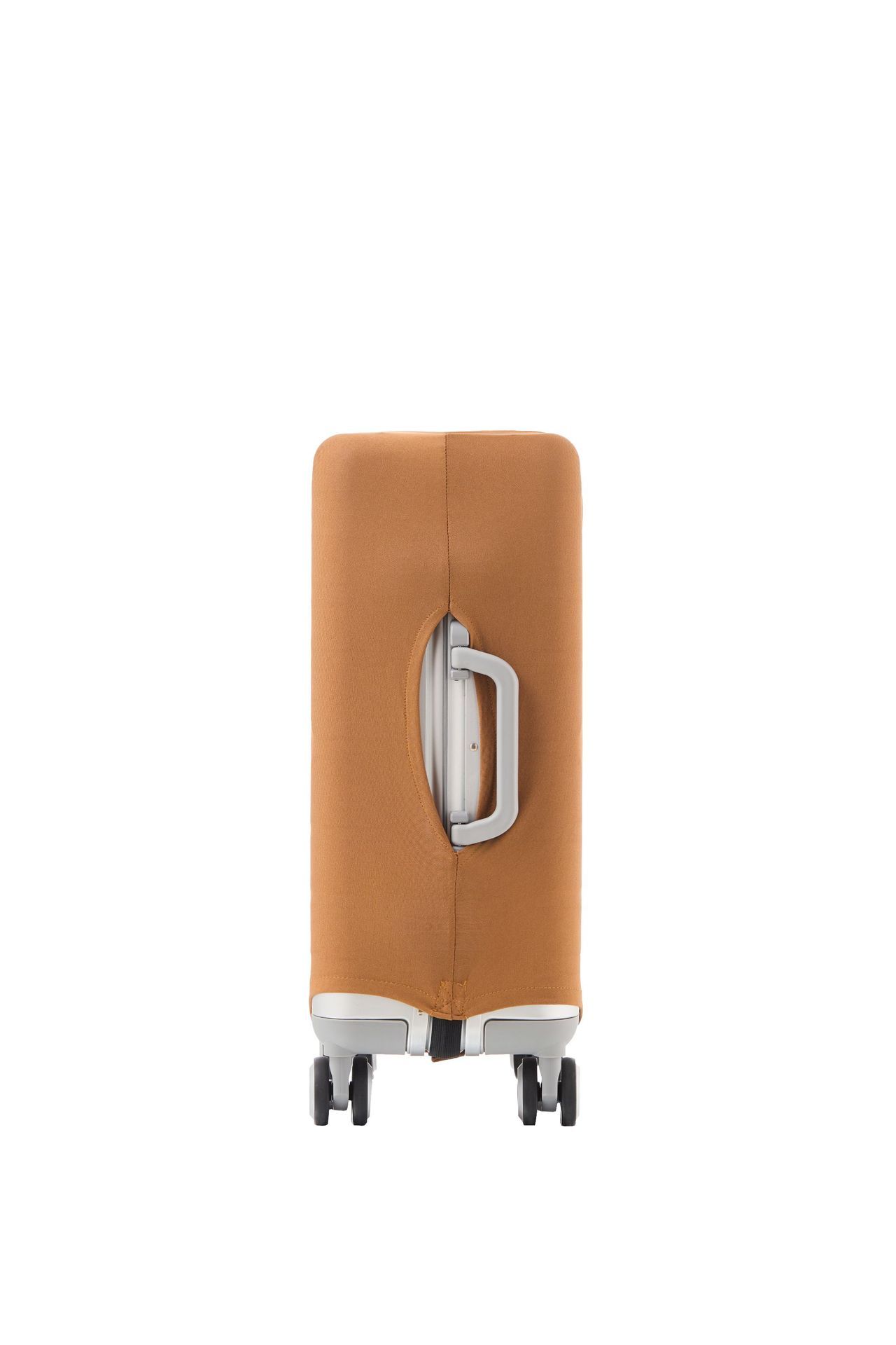 Luggage case protective cover, elastic fabric leather luggage cover, travel handle luggage dust cover