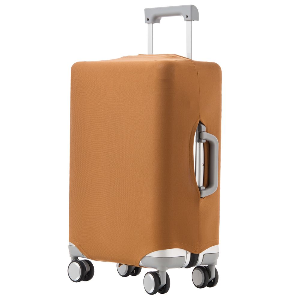 Luggage case protective cover, elastic fabric leather luggage cover, travel handle luggage dust cover