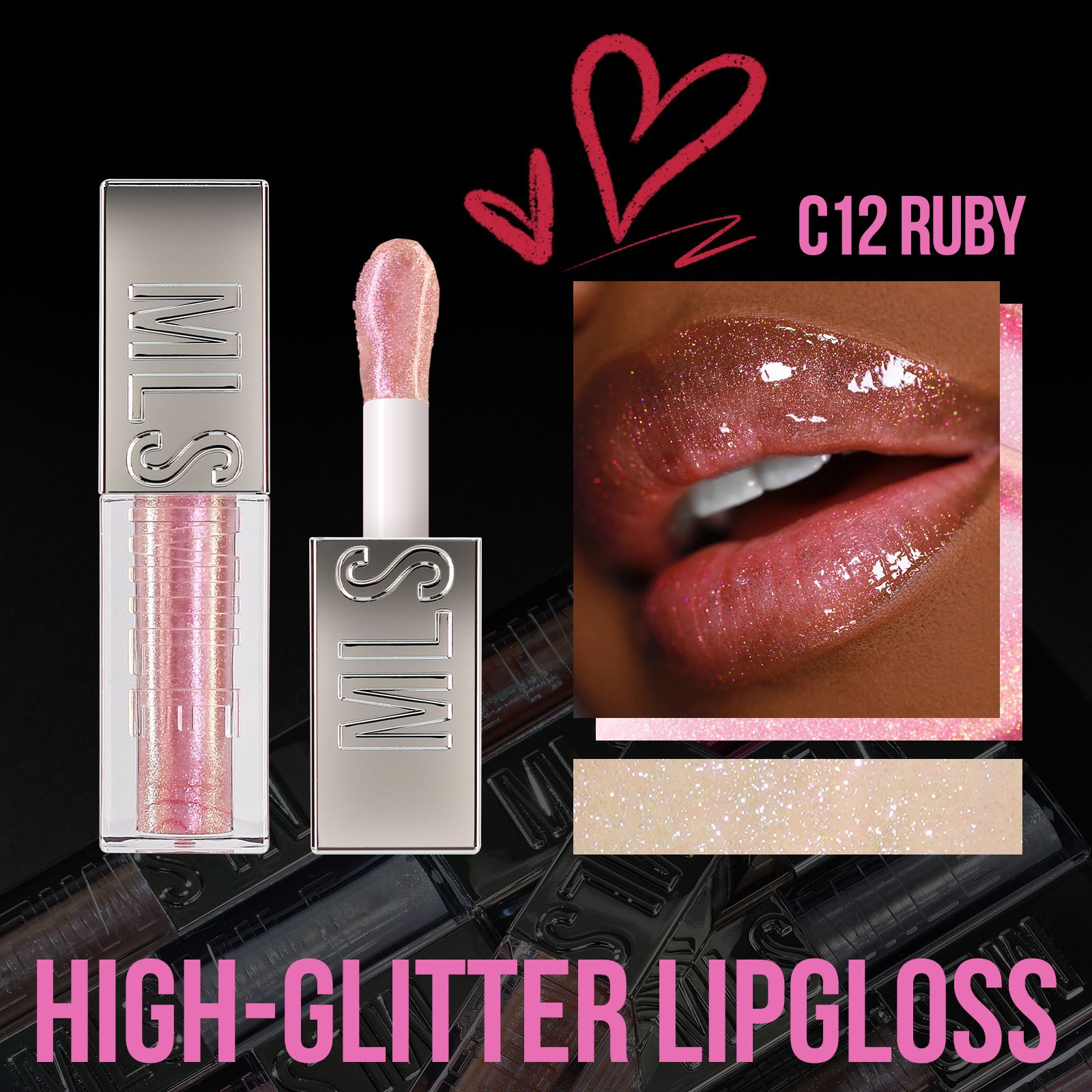 Flash-shining mirror surface lip gloss, transparent and luminous lip balm, lipstick, moisturizing and hydrating lip oil view 5