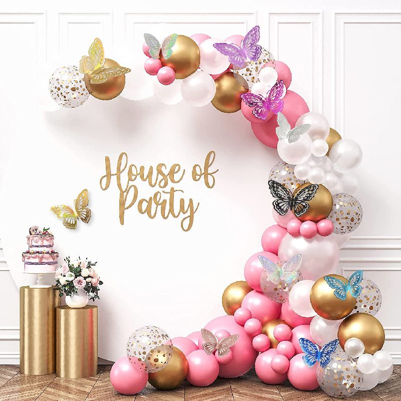 12Pcs/lot 3D Butterfly Mirror Wall Sticker Decal Wall Art Removable Wedding Decoration Kids Room Decoration Sticker