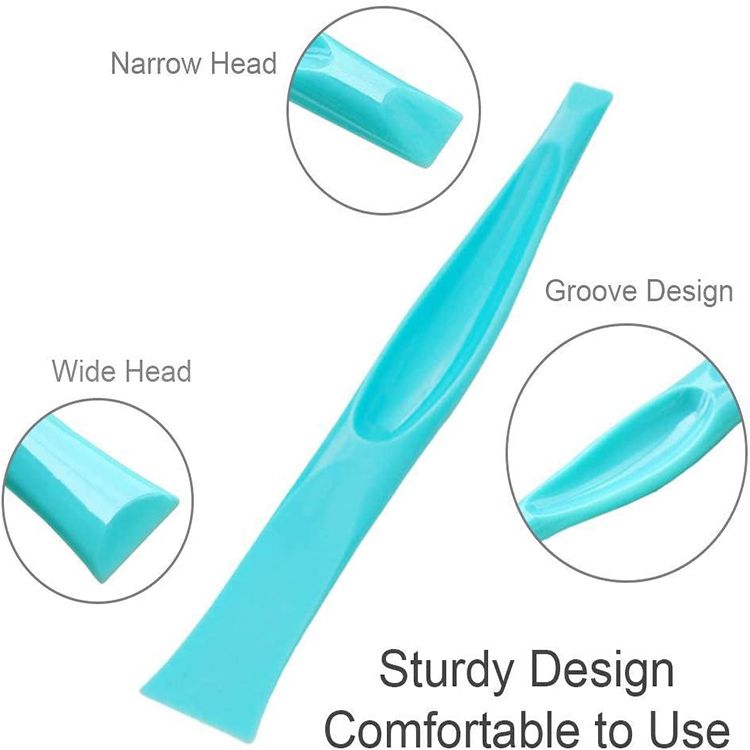 Cleaning Scraper Tool Kitchen Plastic Scraper Multipurpose Stiff Grill Scraper Scratch Free Cleaning Tool Can Opener Sticker Scraper Label Remover Gum Scraper Bottle Opener