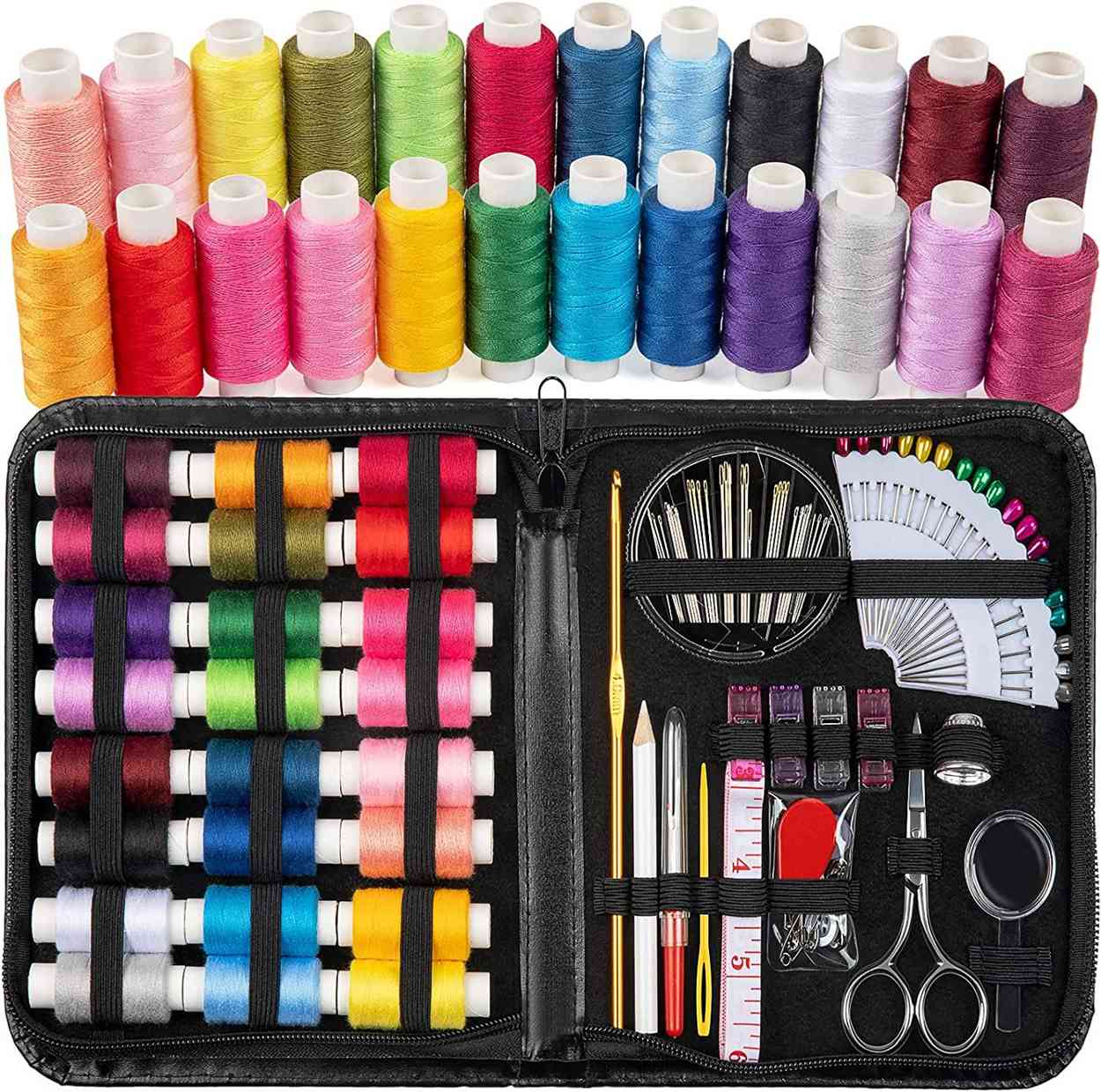 Multi-function Sewing Kits Bag DIY Sewing Tools Box Set for Hand Quilting Stitching Embroidery Thread Sewing Accessories