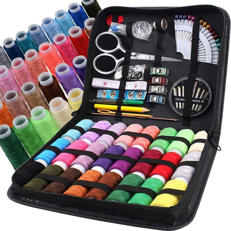 Multi-function Sewing Kits Bag DIY Sewing Tools Box Set for Hand Quilting Stitching Embroidery Thread Sewing Accessories