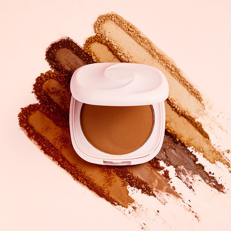 Pudaier Foundation Powder Setting Powder Loose Powder Waterproof Concealer Powder Stick Anti-Oil Powder Compact
