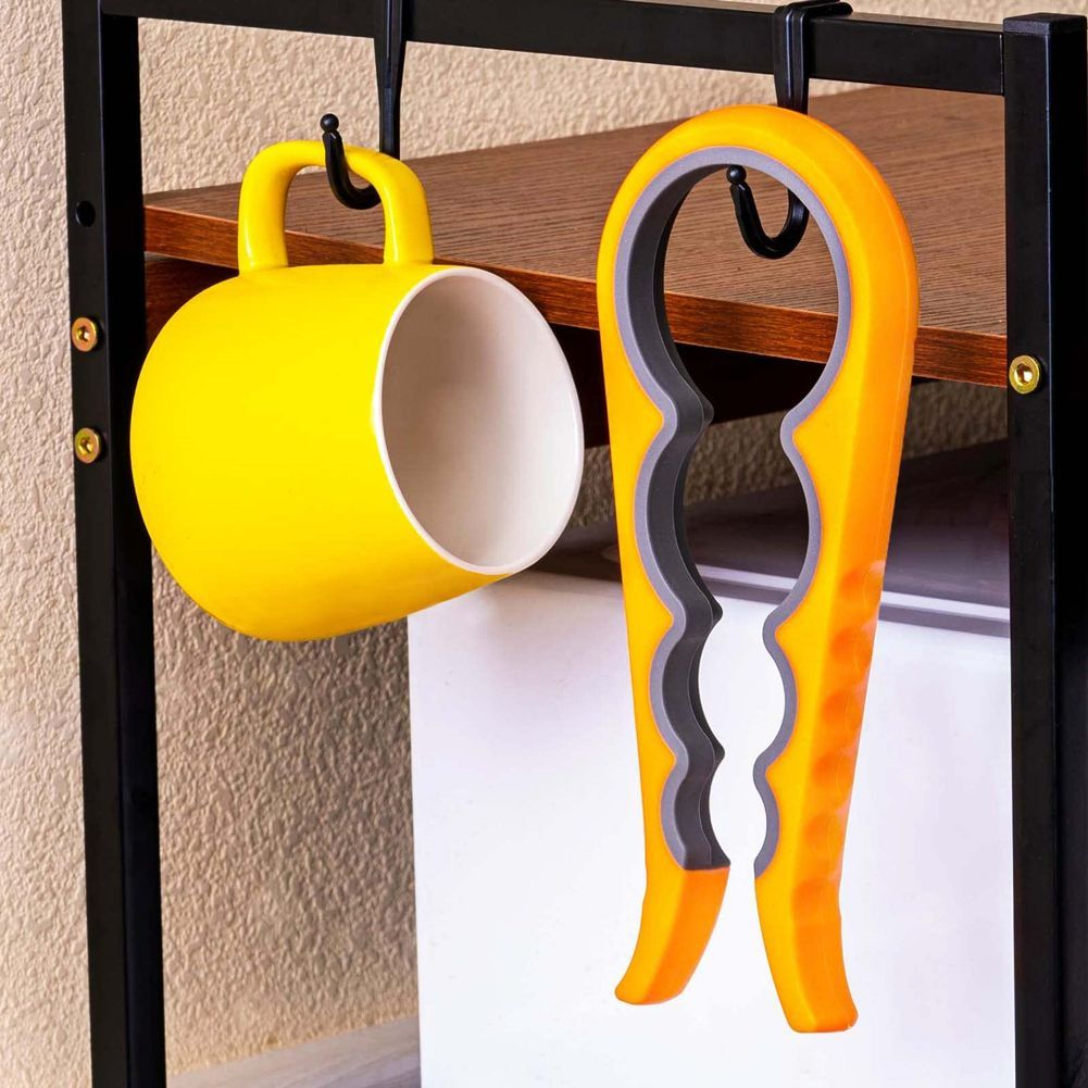 Four-in-one multi-functional can opener, kitchen household bottle opener, anti-slip bottle opener, simple lid opener, labor-saving gadget