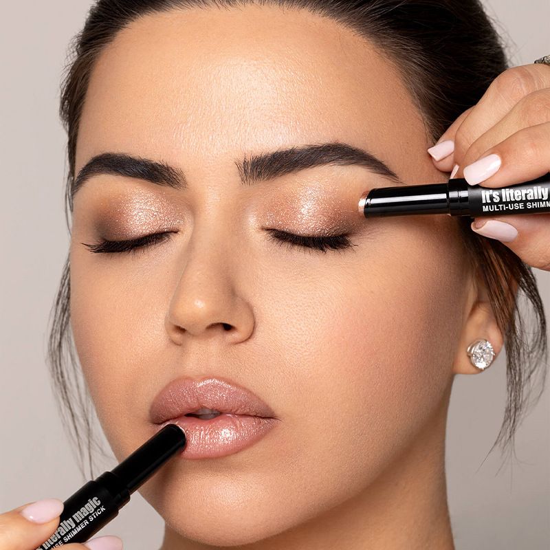Highlighting eyeshadow stick, shimmering to brighten, matte eyeshadow stick, smooth and natural highlight, long-lasting effect