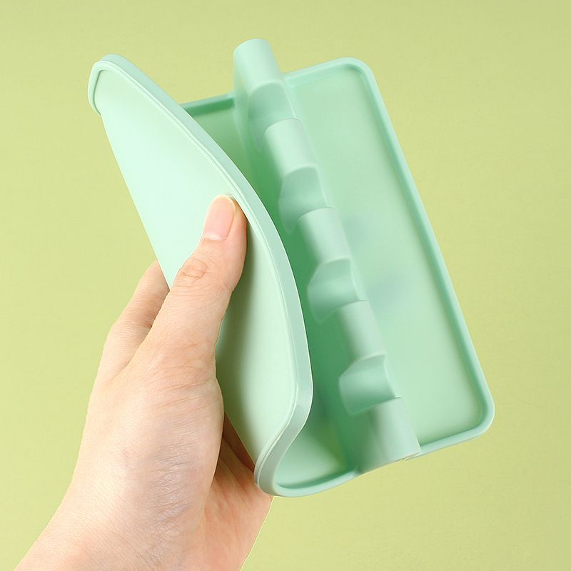 Silicone kitchenware storage tray, storage rack, silicone dish holder, drip pad, heat-resistant ladle pad
