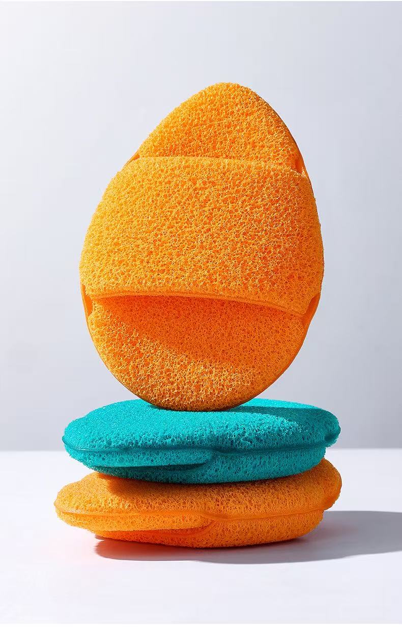 Extra-large thick cleaning and skincare special facial cleansing pad sponge facial makeup removal cleansing tool beauty mud mask gadget