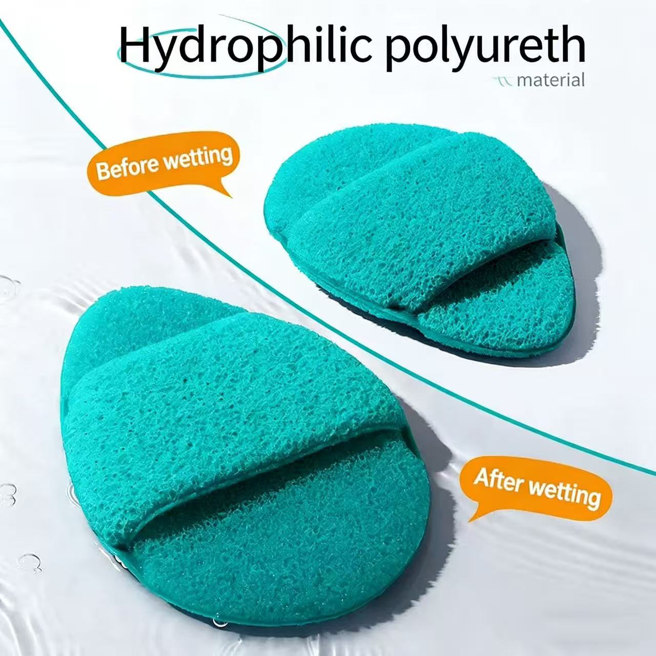 Extra-large thick cleaning and skincare special facial cleansing pad sponge facial makeup removal cleansing tool beauty mud mask gadget