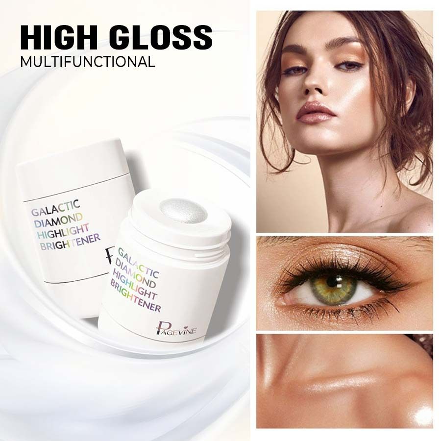 Makeup PAGE VINE Highlighting Brightening Liquid - Glittering, Fine-Shimmering, Sparkling on the Bridge of the Nose, Face, Collarbone - Export Product