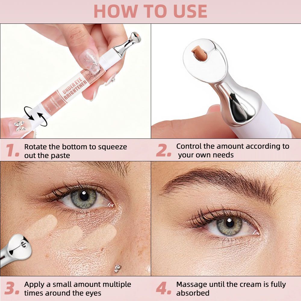 [Foreign Trade] 3-Color Eye Brightening Cream - Reduces Dark Circles, Fine Lines, Lifts and Moisturizes (Cross-border)