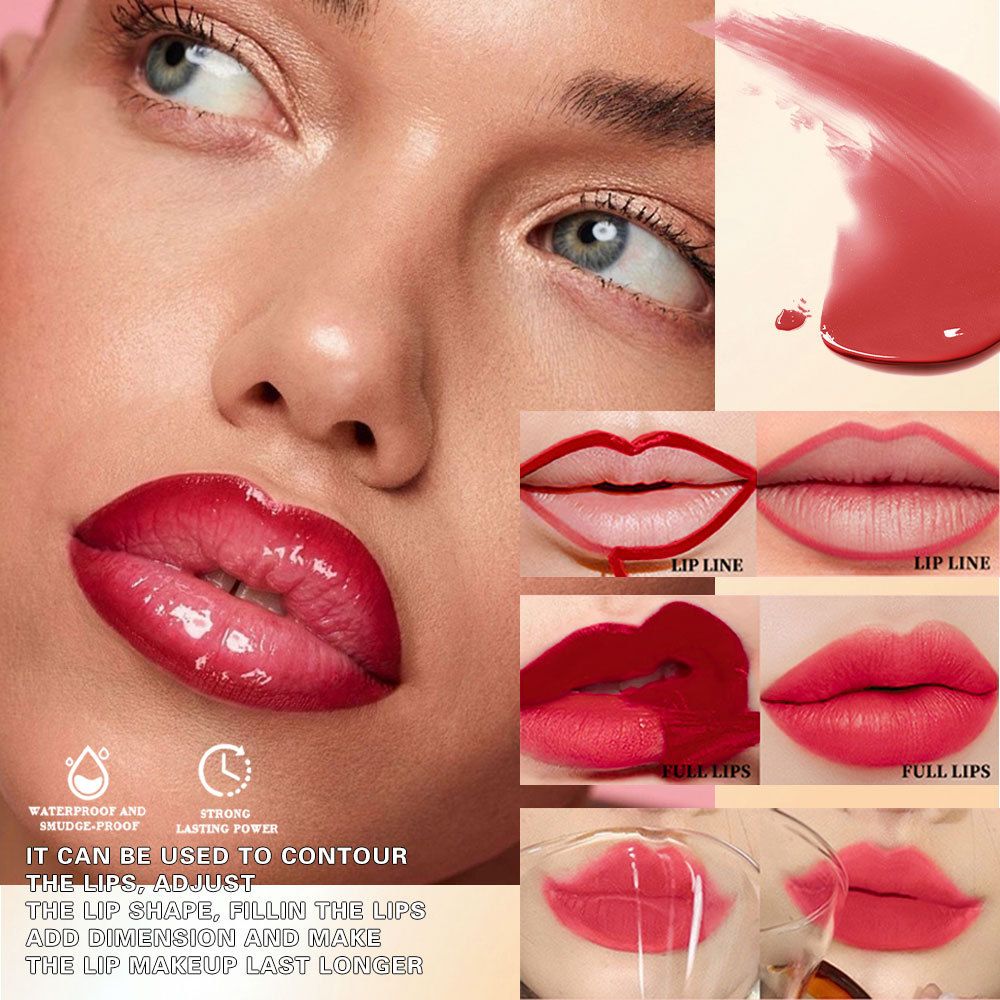 [Foreign Trade] Double-ended peel-off eyebrow gel, eyebrow tint, peel-off lip gloss, natural brow 3D coloring cream view 2