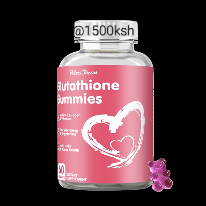 GLUTATHIONE GUMMIES; SKIN WHITENING AND LIGHTENING, HAIR, NAILS AND BONES HEALTH