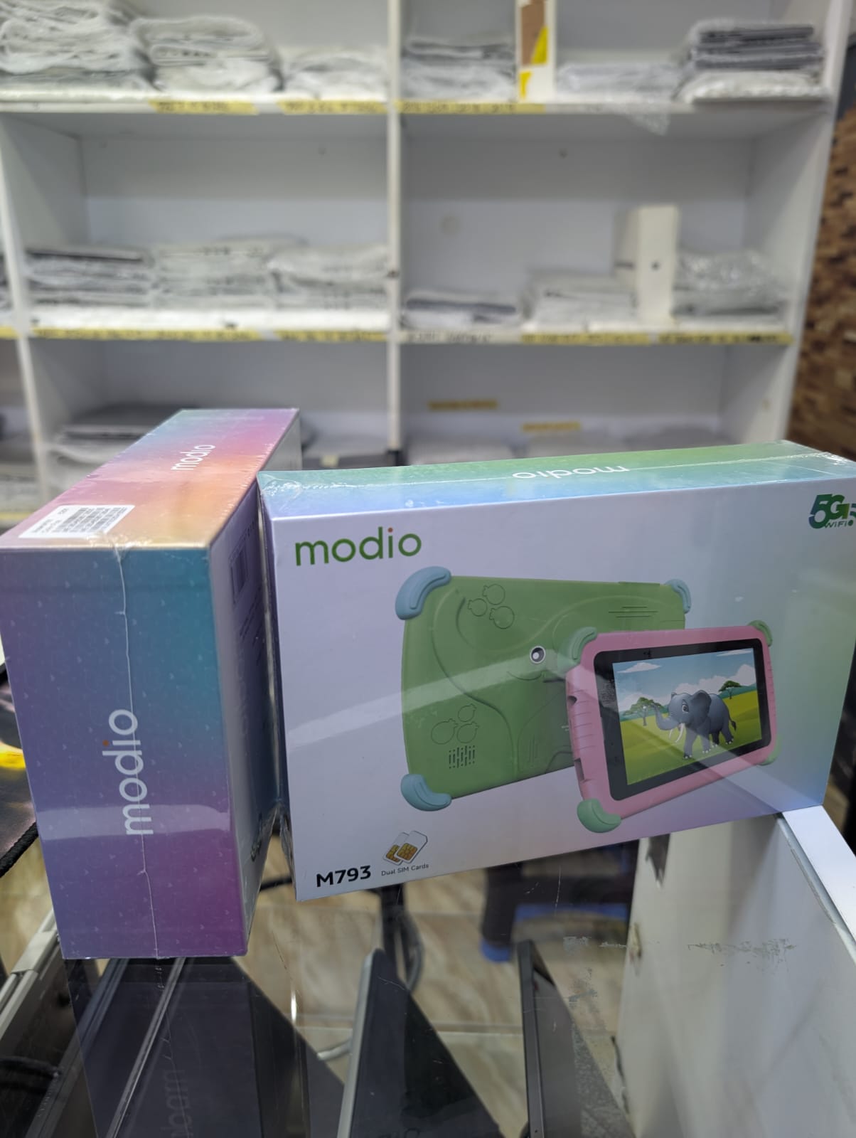 Modio M793 Tablet – 10.1-inch Android Tablet, 6GB RAM, 256GB Storage, Dual SIM, 4G LTE, Wi-Fi, Bluetooth, Dual Camera, Kids Learning and Entertainment Device with Free Accessories